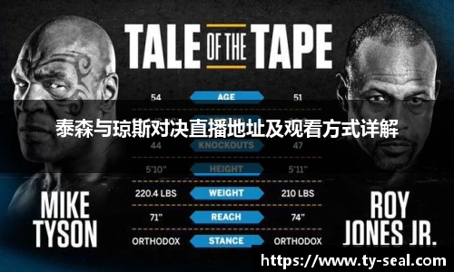 泰森与琼斯对决直播地址及观看方式详解